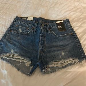 Levi 501 Jean shorts high rise size 30